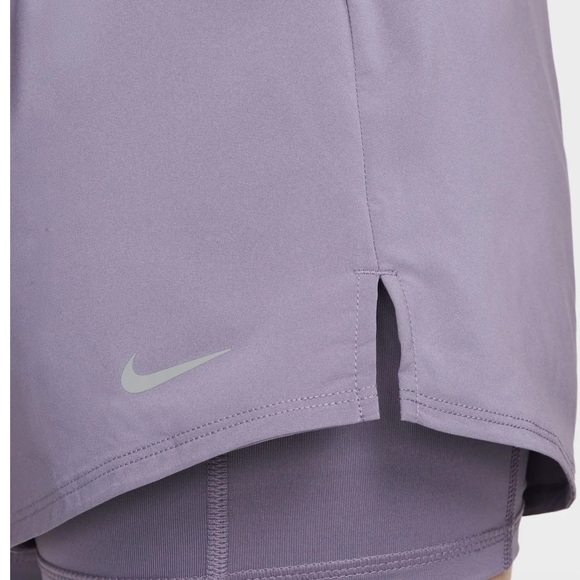 NIKE SMALL DRI FIT HIGH WAISTED SHORTS - Picture 3 of 7